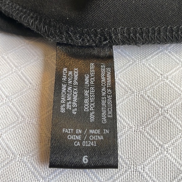 Simons Black Mini Dress - Picture 6 of 7